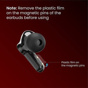 Buds S1 True Wireless Earbuds with Environmental Noise Cancellation(ENC) & Quad MEMS Mic for Clear Calls | Up to 72hrs of Playtime