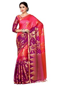 Women's Art Silk Saree Kanjivaram Style Sarees